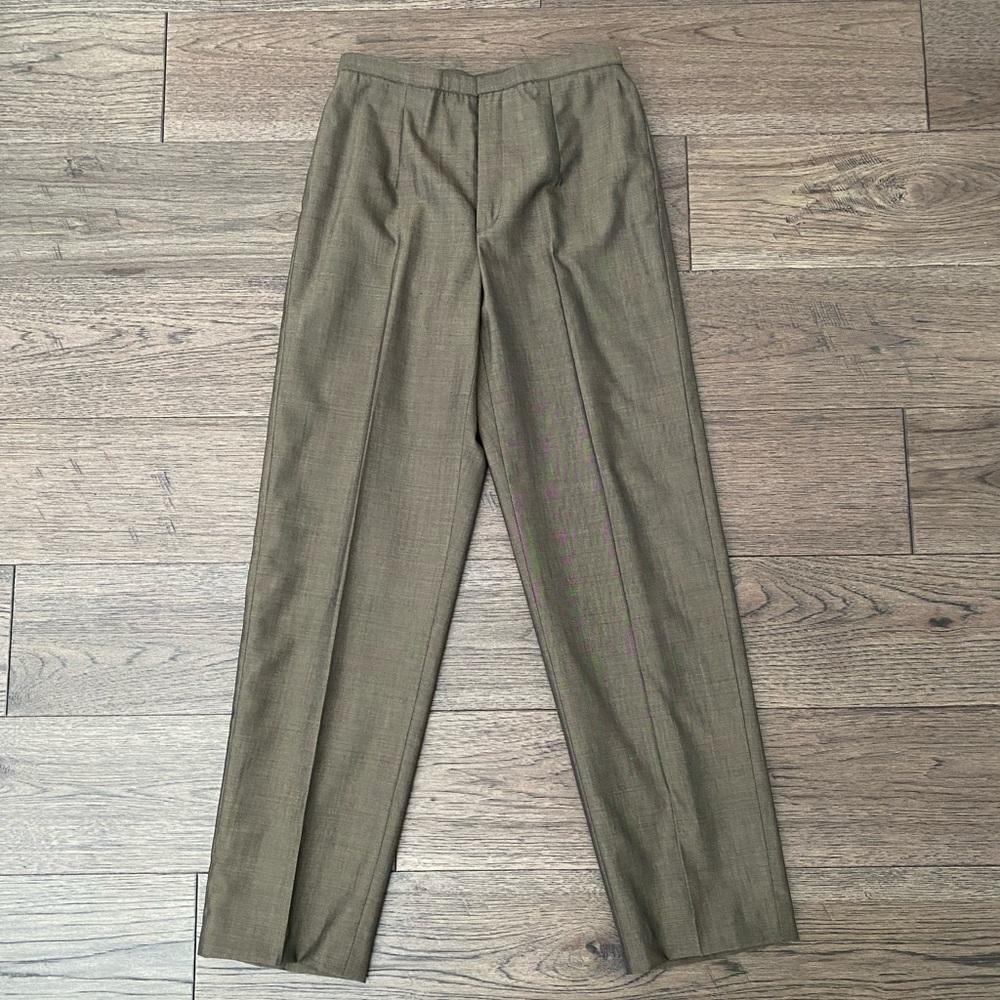VTG Dana Bushman Wool Blend Dress Pants